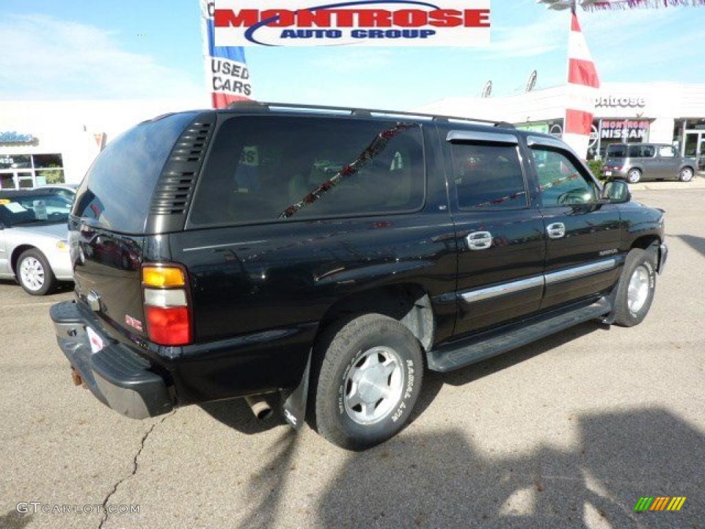 2004 Yukon XL 1500 SLT 4x4 - Onyx Black / Stone Gray photo #10