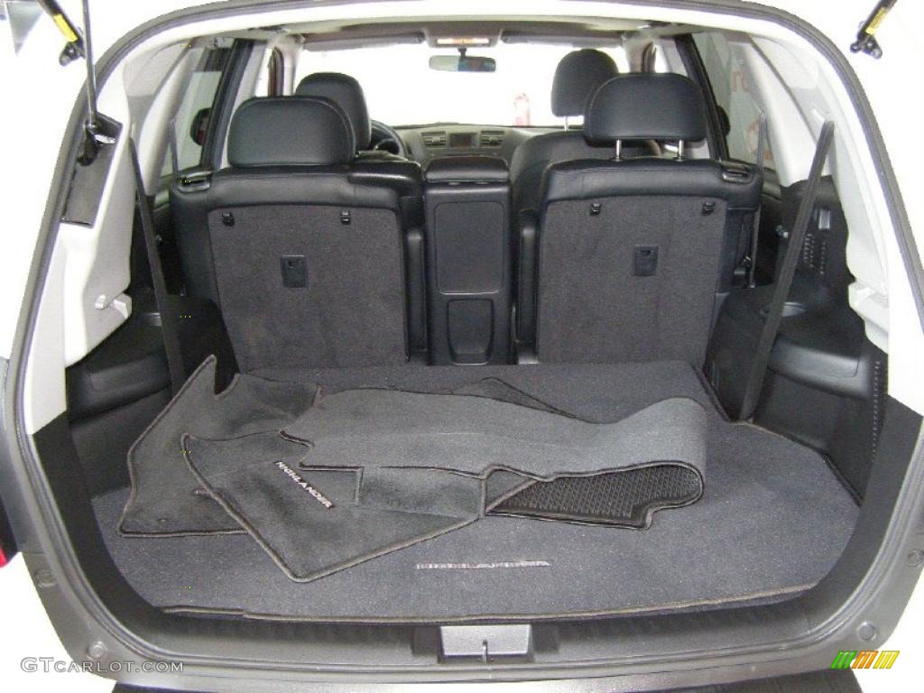 2009 Highlander Sport 4WD - Blizzard White Pearl / Black photo #8