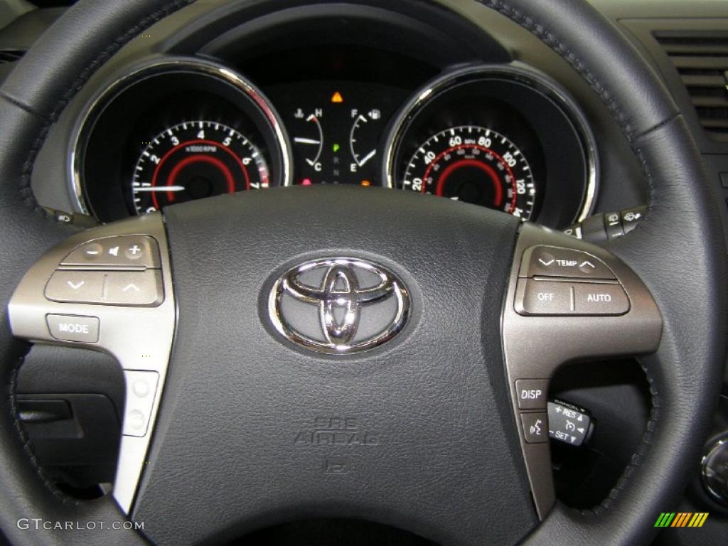 2009 Highlander Sport 4WD - Blizzard White Pearl / Black photo #20
