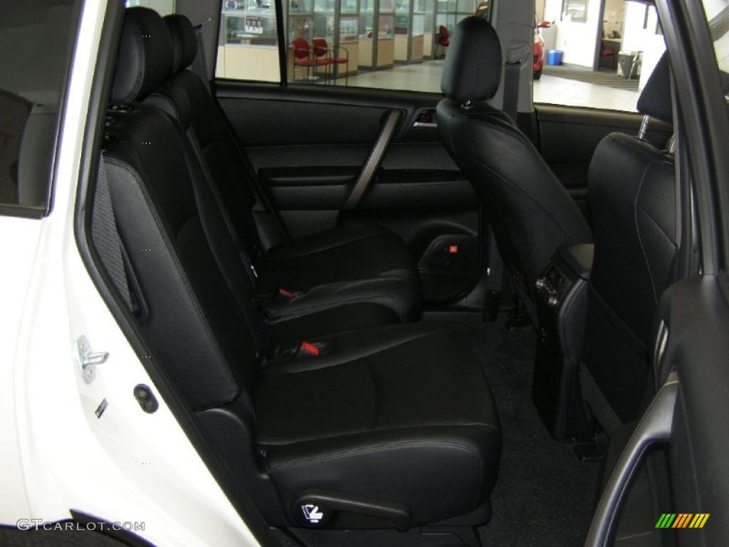 2009 Highlander Sport 4WD - Blizzard White Pearl / Black photo #28