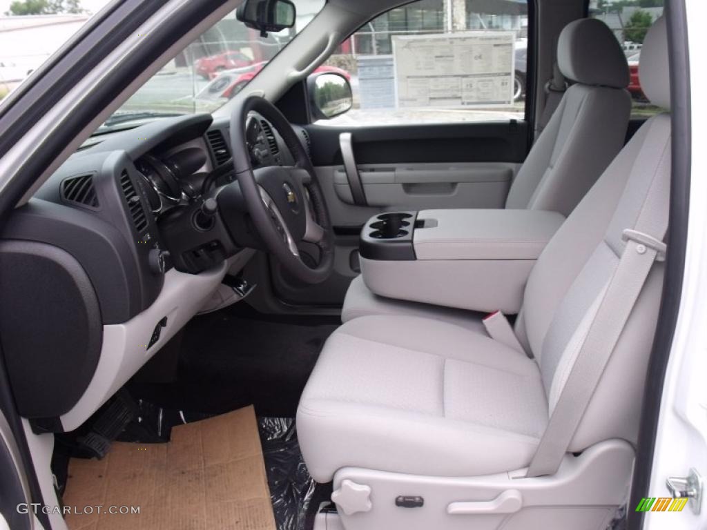2011 Silverado 1500 LT Crew Cab - Summit White / Light Titanium/Ebony photo #10