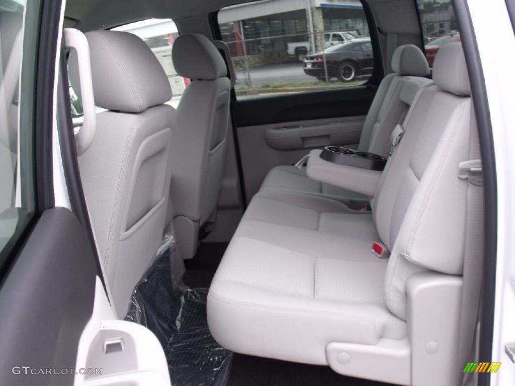 2011 Silverado 1500 LT Crew Cab - Summit White / Light Titanium/Ebony photo #11