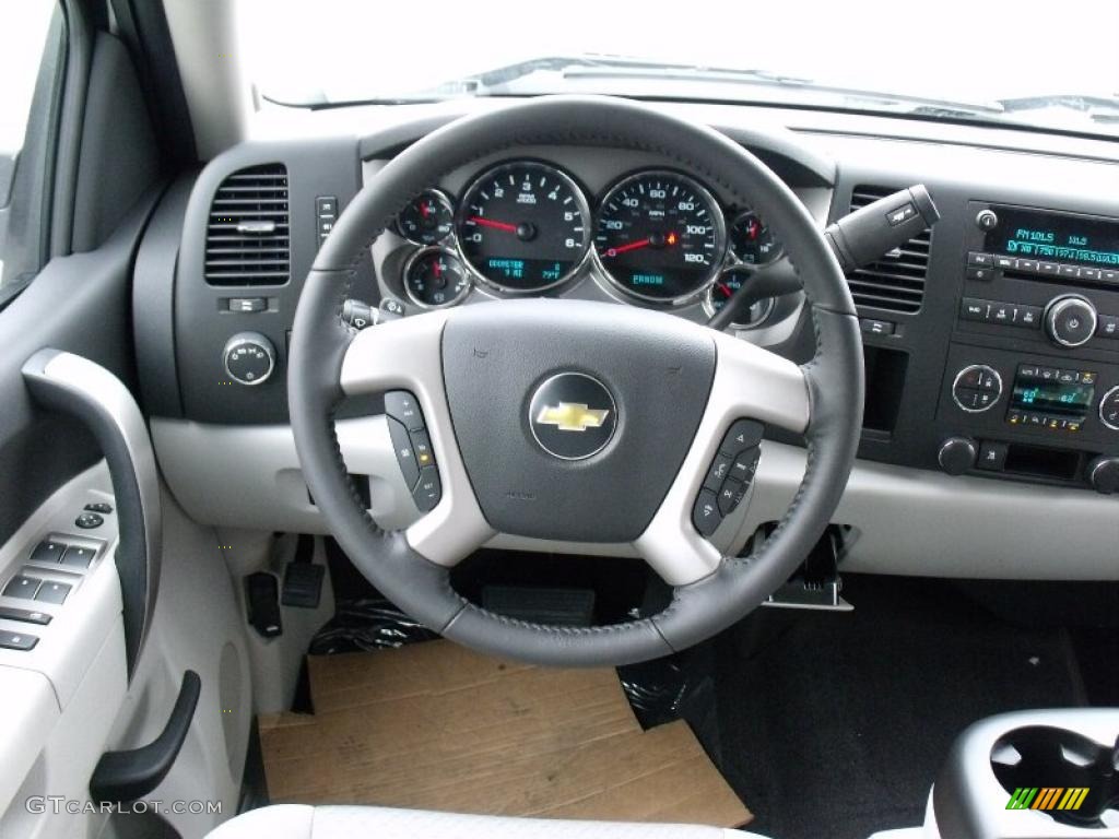 2011 Silverado 1500 LT Crew Cab - Summit White / Light Titanium/Ebony photo #16