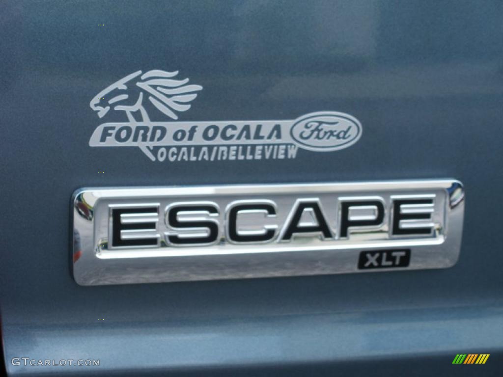 2010 Escape XLT V6 - Steel Blue Metallic / Stone photo #4