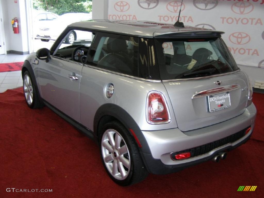 2007 Cooper S Hardtop - Pure Silver Metallic / Lounge Carbon Black photo #6