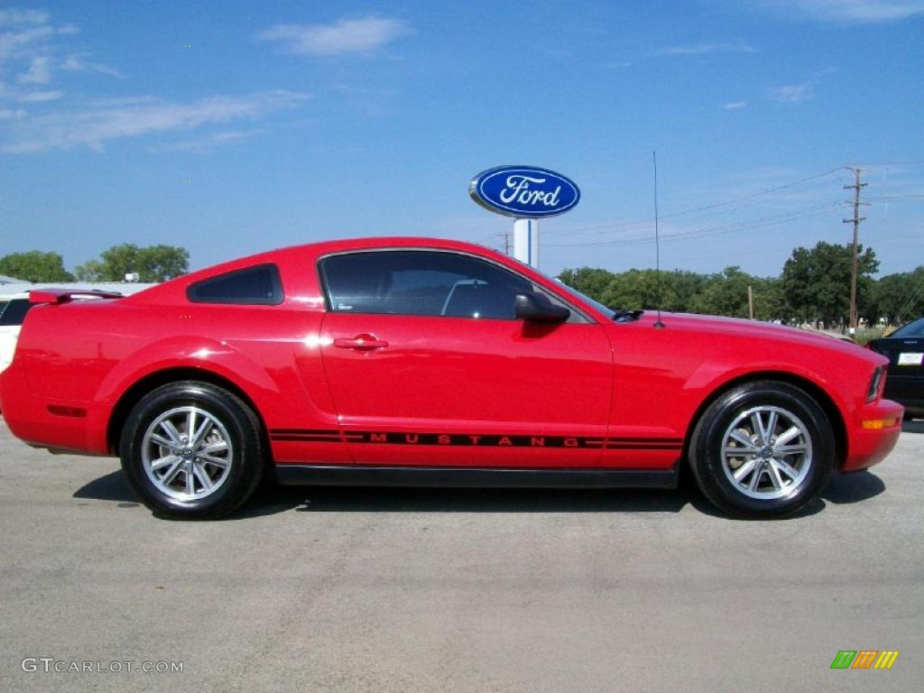 2005 Mustang V6 Premium Coupe - Windveil Blue Metallic / Dark Charcoal photo #2