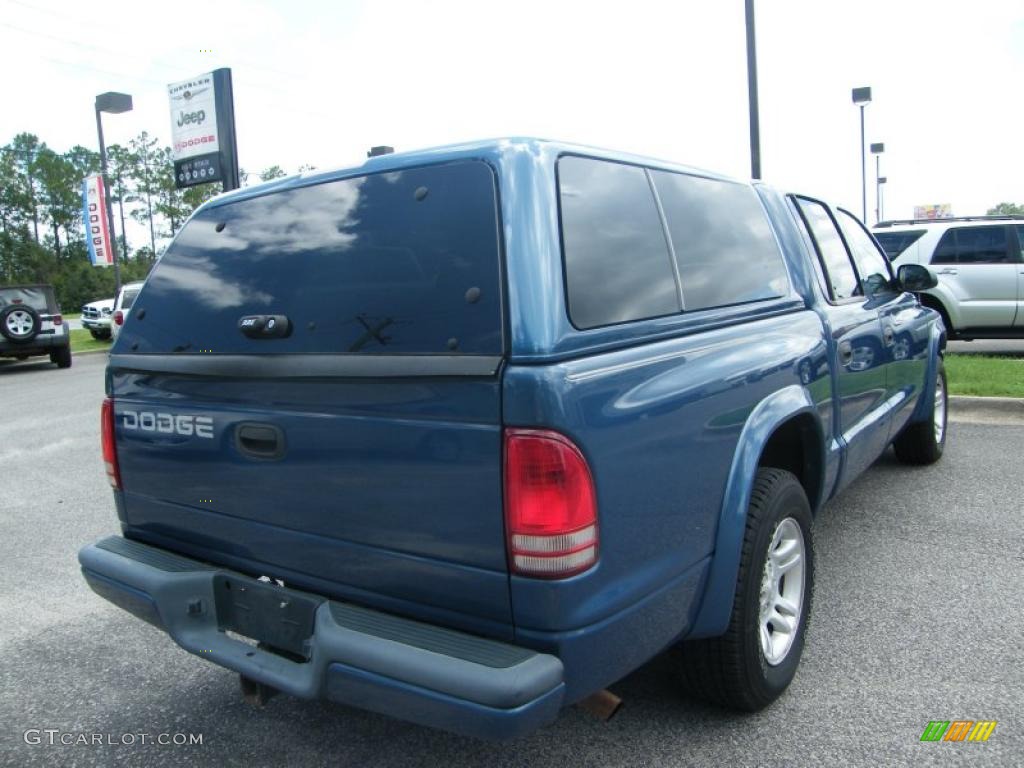 2002 Atlantic Blue Pearl Dodge Dakota Sport Quad Cab 34851123 Photo 5