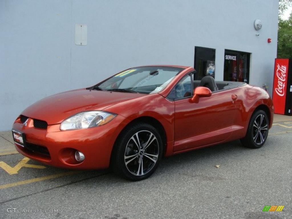 2007 Eclipse Spyder GT - Sunset Pearlescent / Dark Charcoal photo #1