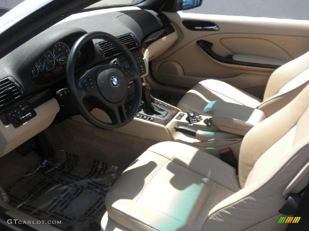 2004 3 Series 330i Convertible - Alpine White / Sand Montana Leather photo #7