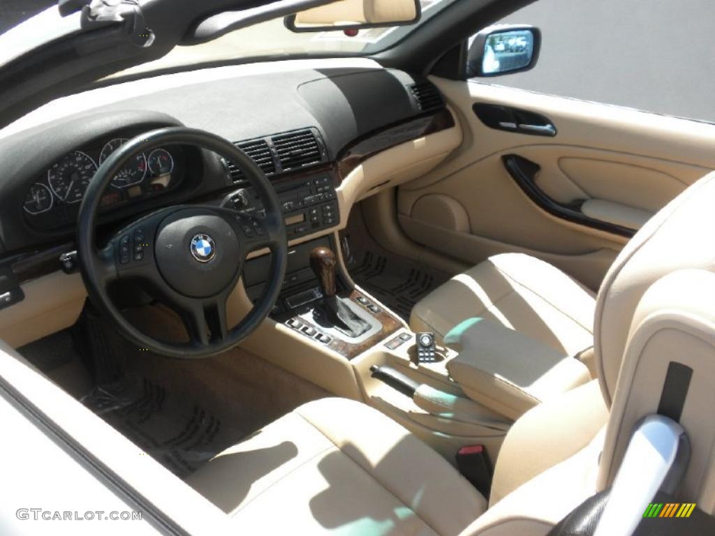 2004 3 Series 330i Convertible - Alpine White / Sand Montana Leather photo #14