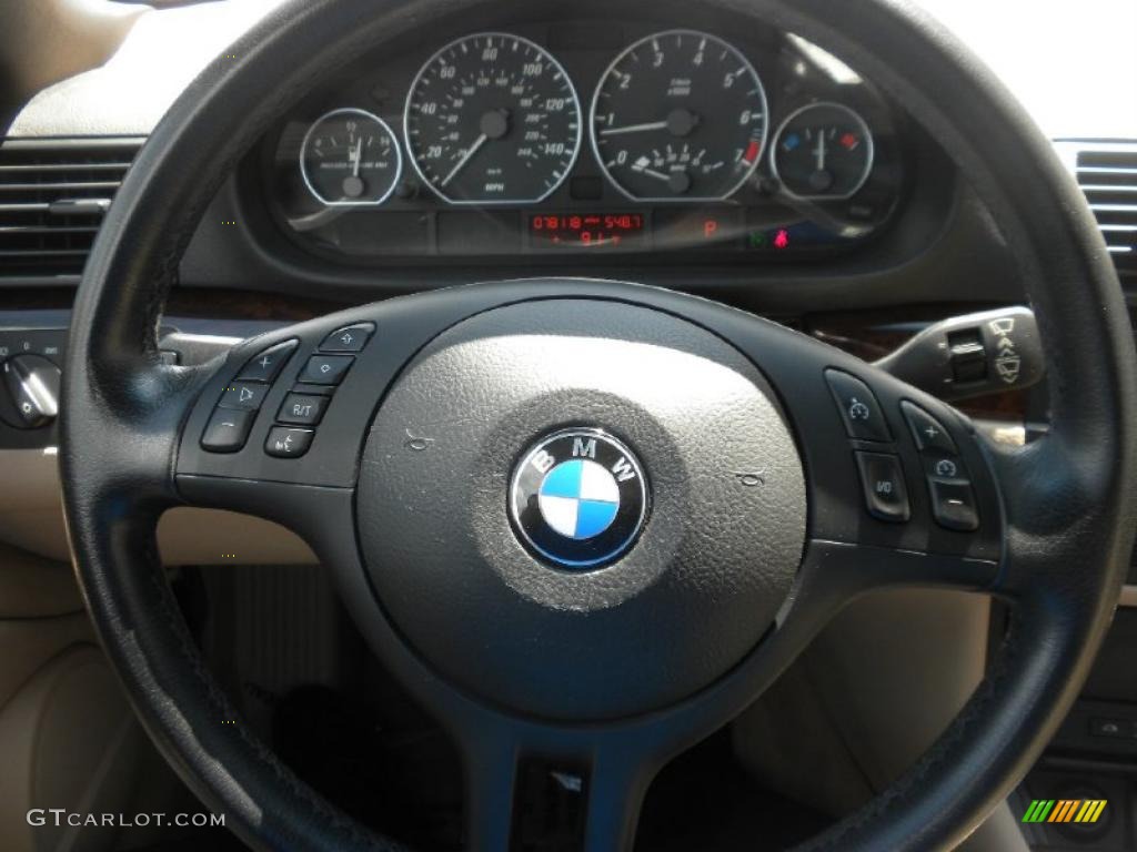 2004 3 Series 330i Convertible - Alpine White / Sand Montana Leather photo #18