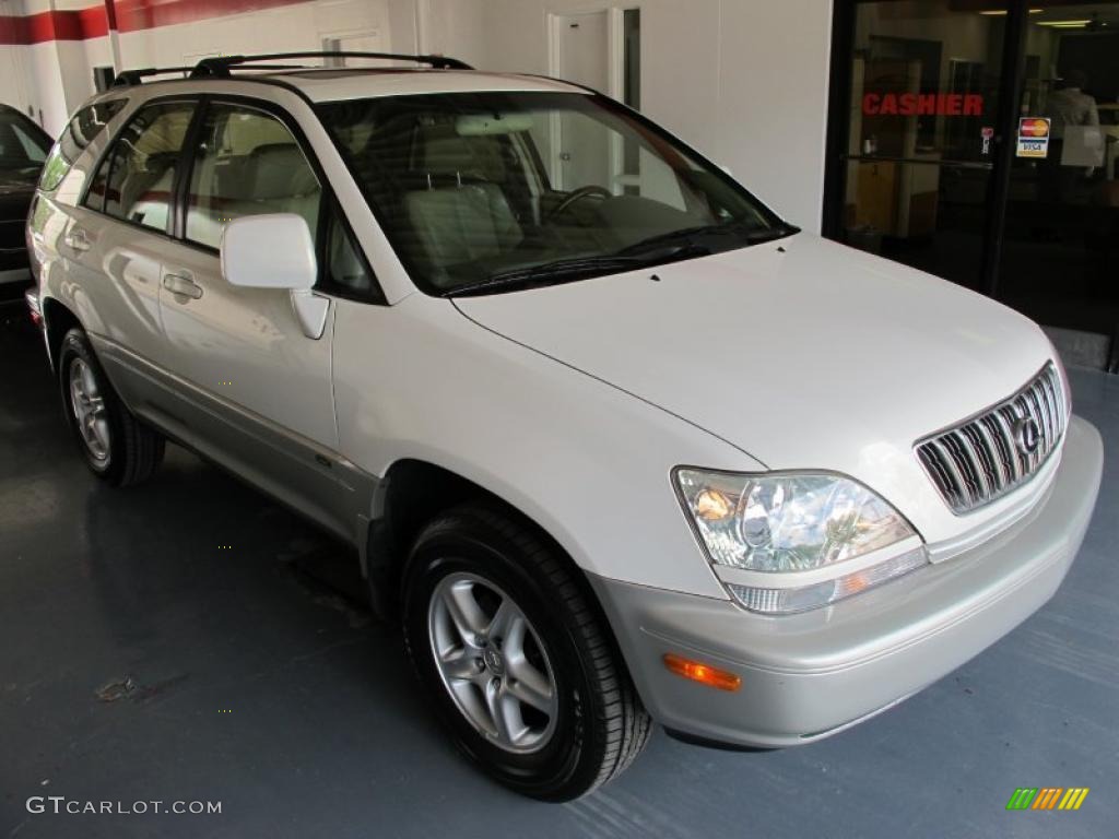 White Gold Crystal Lexus RX