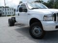 2006 Oxford White Ford F550 Super Duty XL SuperCab 4x4 Chassis  photo #3