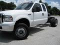 2006 Oxford White Ford F550 Super Duty XL SuperCab 4x4 Chassis  photo #4