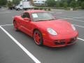 2007 Guards Red Porsche Cayman S  photo #1