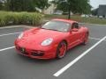 2007 Guards Red Porsche Cayman S  photo #3