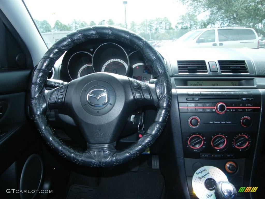 2006 MAZDA3 s Hatchback - Winning Blue Metallic / Black/Blue photo #18