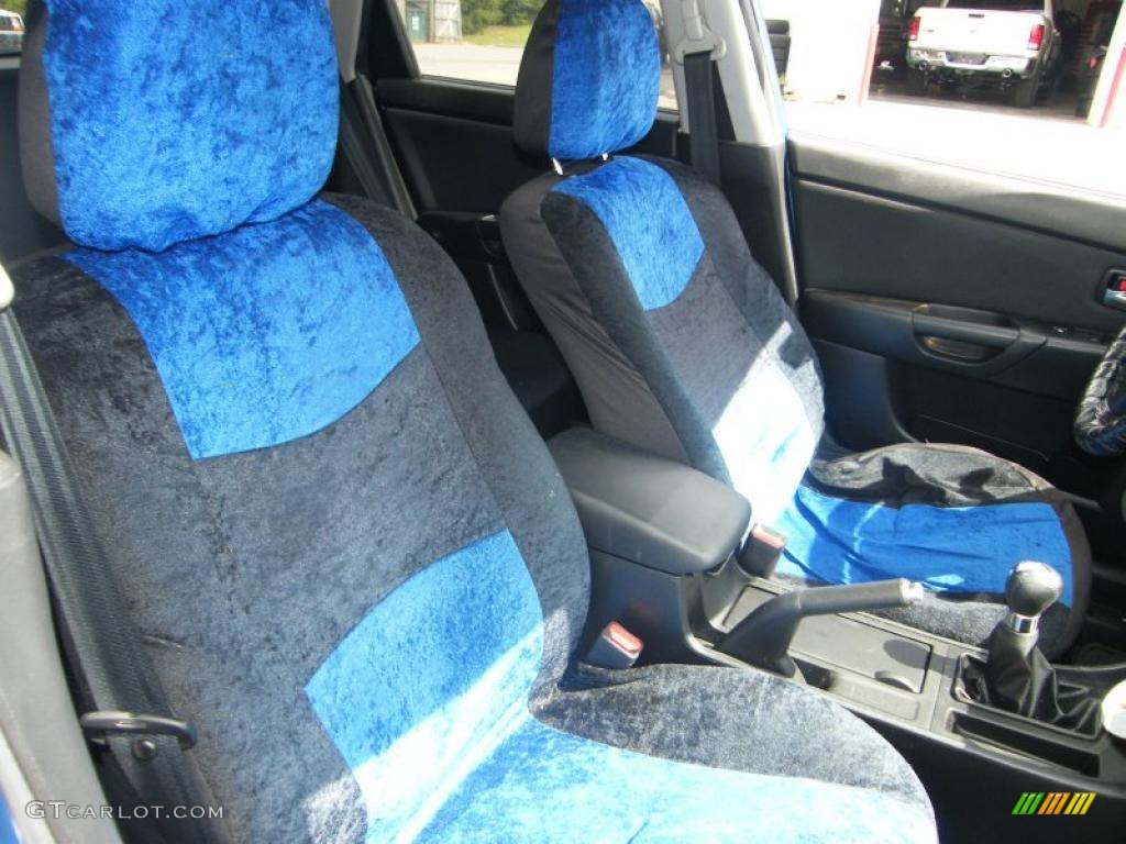 2006 MAZDA3 s Hatchback - Winning Blue Metallic / Black/Blue photo #27