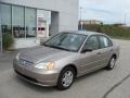 2001 Titanium Metallic Honda Civic LX Sedan  photo #2