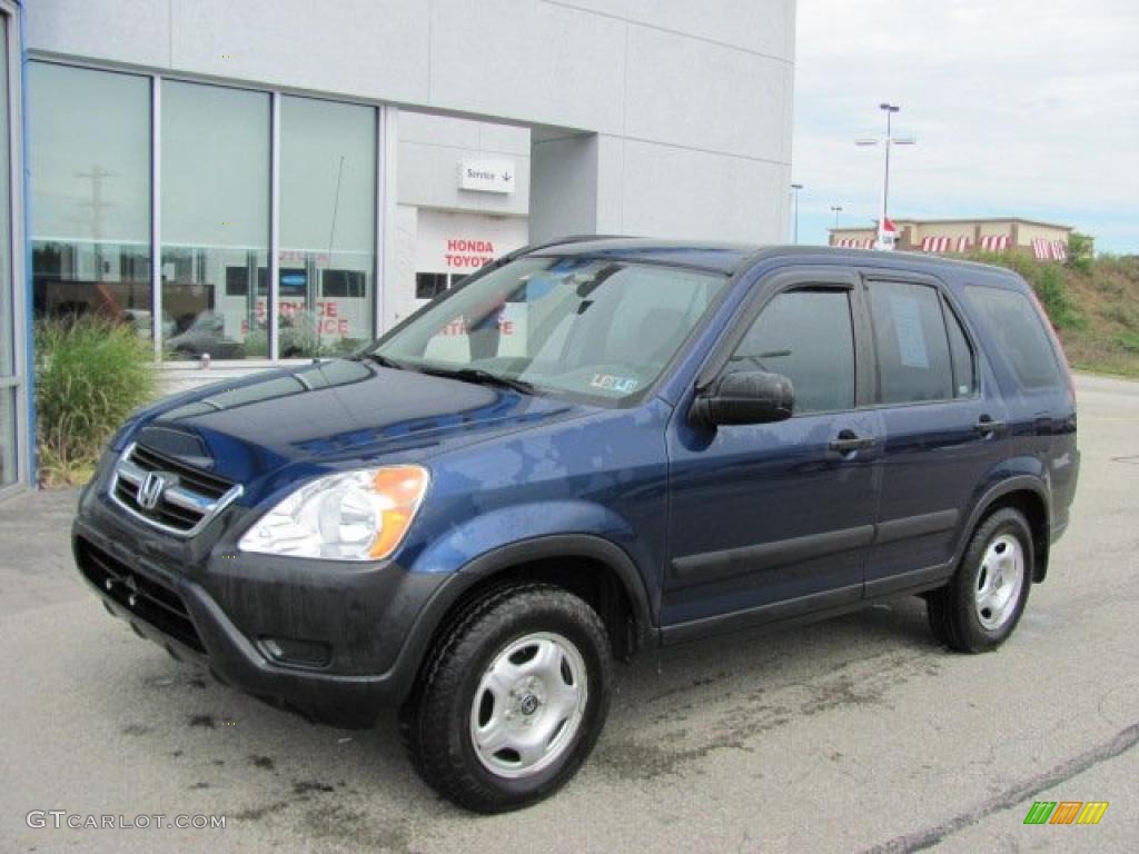 2004 CR-V LX 4WD - Eternal Blue Pearl / Black photo #2