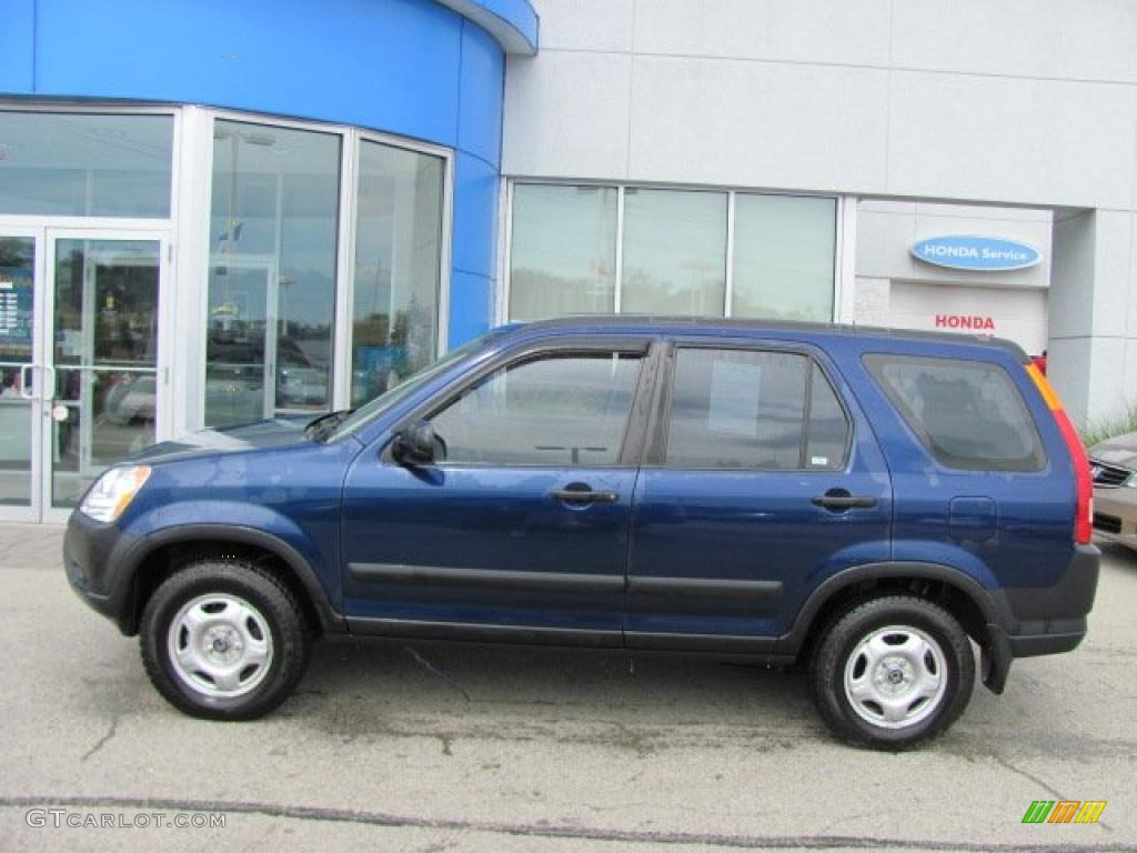 2004 CR-V LX 4WD - Eternal Blue Pearl / Black photo #3