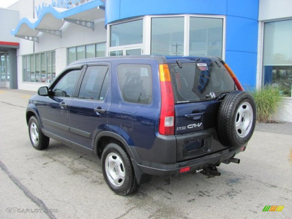 2004 CR-V LX 4WD - Eternal Blue Pearl / Black photo #5