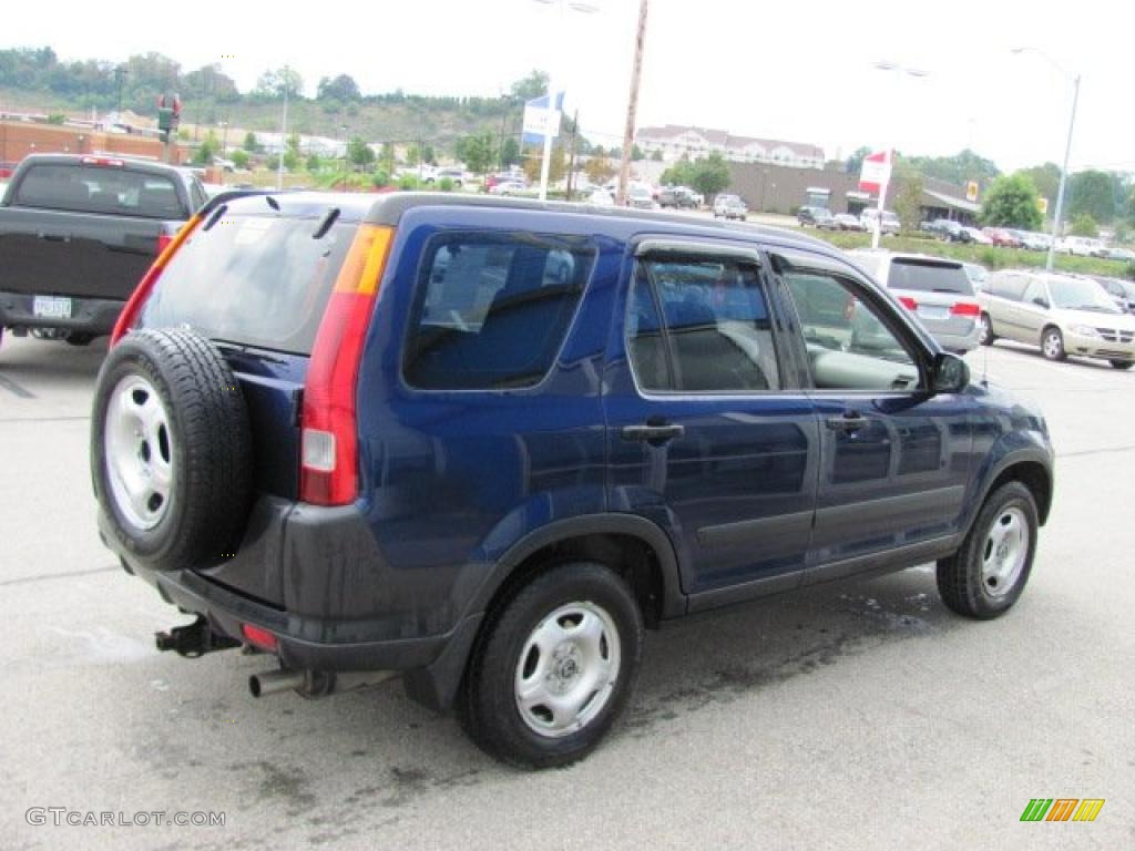 2004 CR-V LX 4WD - Eternal Blue Pearl / Black photo #6