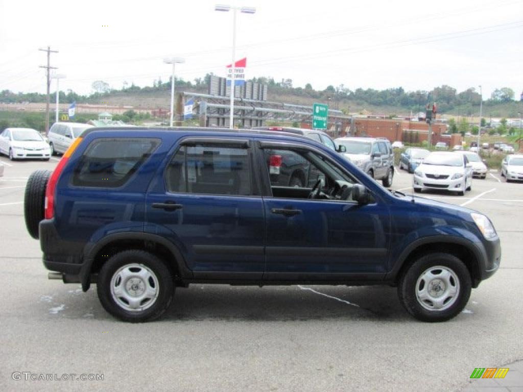 2004 CR-V LX 4WD - Eternal Blue Pearl / Black photo #7