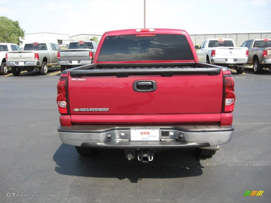 2006 Silverado 1500 LT Crew Cab - Sport Red Metallic / Dark Charcoal photo #6