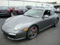 2011 Meteor Grey Metallic Porsche 911 Carrera S Coupe  photo #2