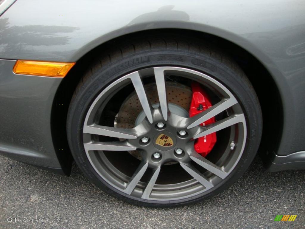 2011 911 Carrera S Coupe - Meteor Grey Metallic / Black photo #23