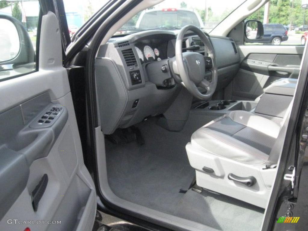 2008 Ram 1500 Sport Quad Cab 4x4 - Brilliant Black Crystal Pearl / Medium Slate Gray photo #12