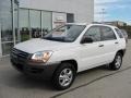 2008 Clear White Kia Sportage LX V6 4x4  photo #2