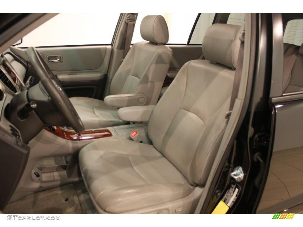 2006 Highlander Hybrid Limited 4WD - Black / Ash Gray photo #9
