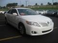 2011 Super White Toyota Camry XLE V6  photo #2