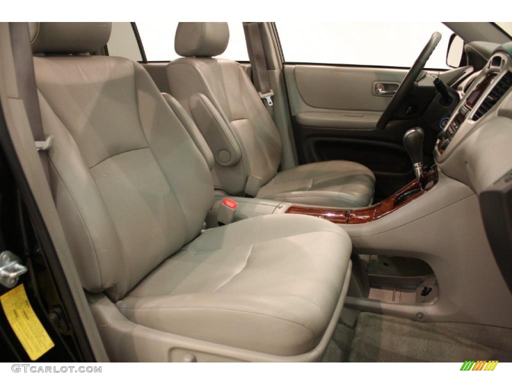 2006 Highlander Hybrid Limited 4WD - Black / Ash Gray photo #24