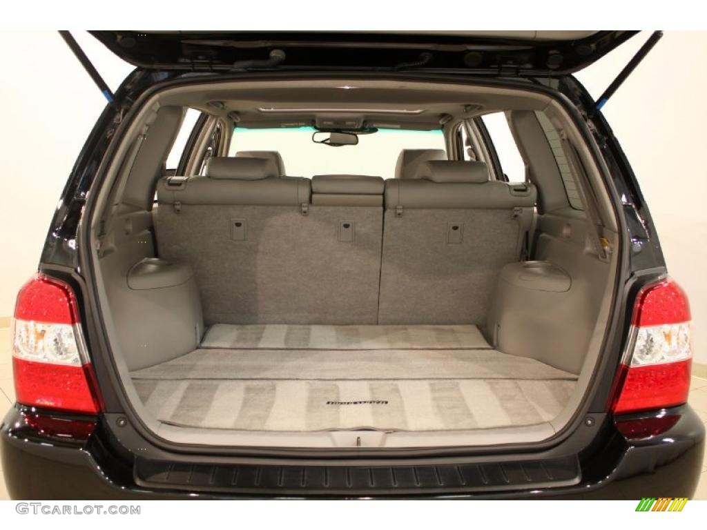 2006 Highlander Hybrid Limited 4WD - Black / Ash Gray photo #28