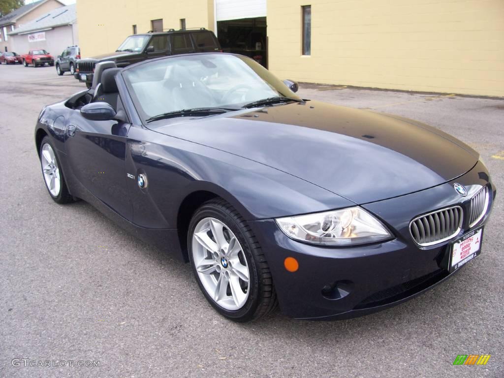 2005 Z4 3.0i Roadster - Black Sapphire Metallic / Black photo #5