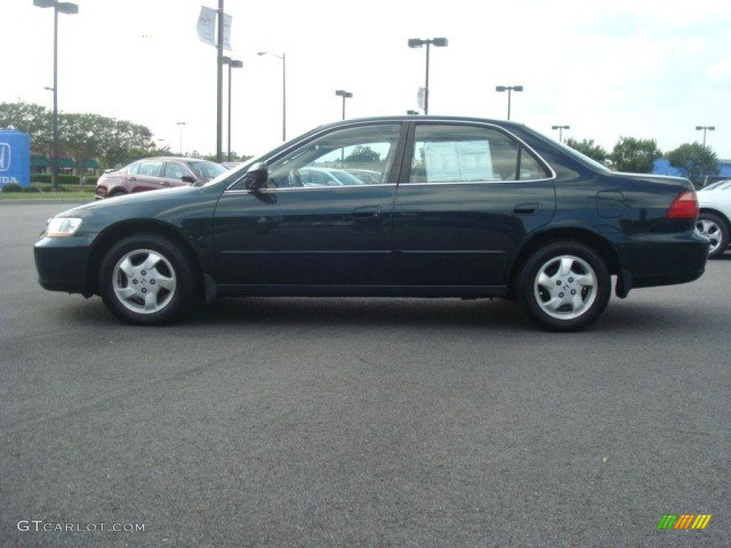 1999 Accord EX Sedan - Dark Emerald Pearl / Ivory photo #3