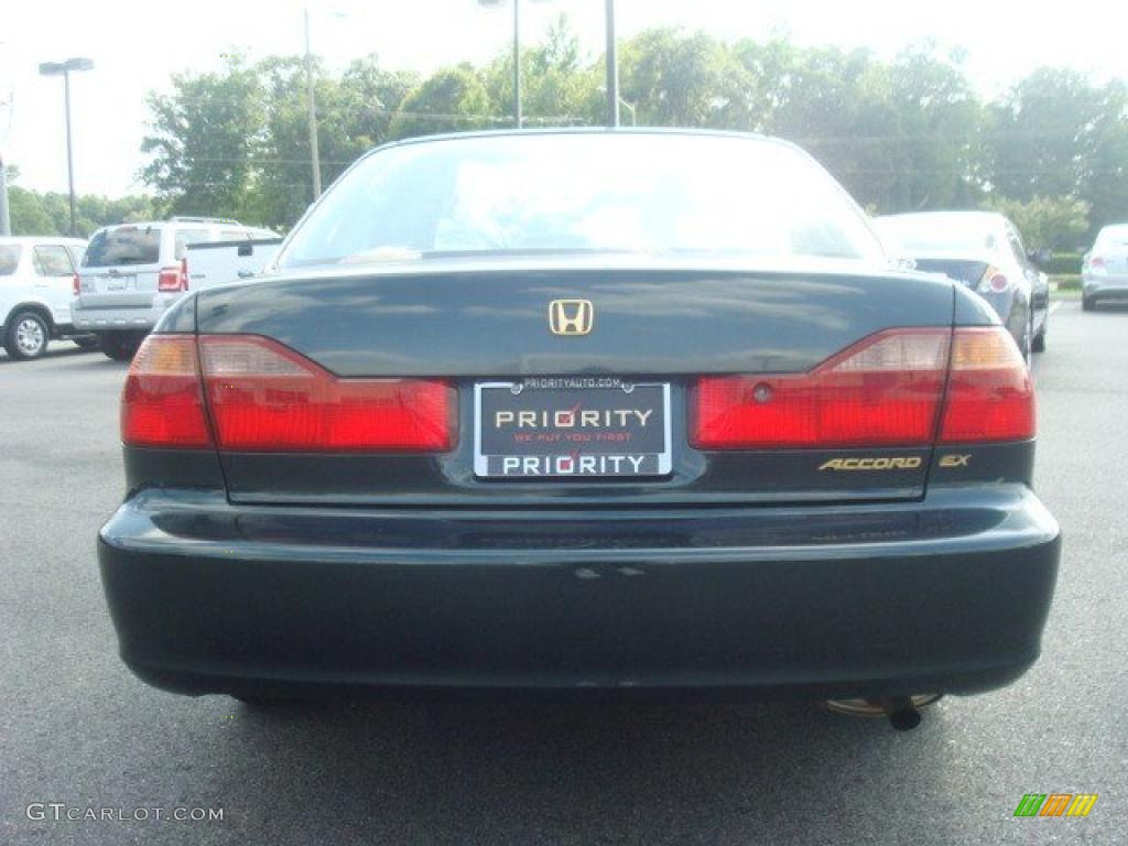 1999 Accord EX Sedan - Dark Emerald Pearl / Ivory photo #5