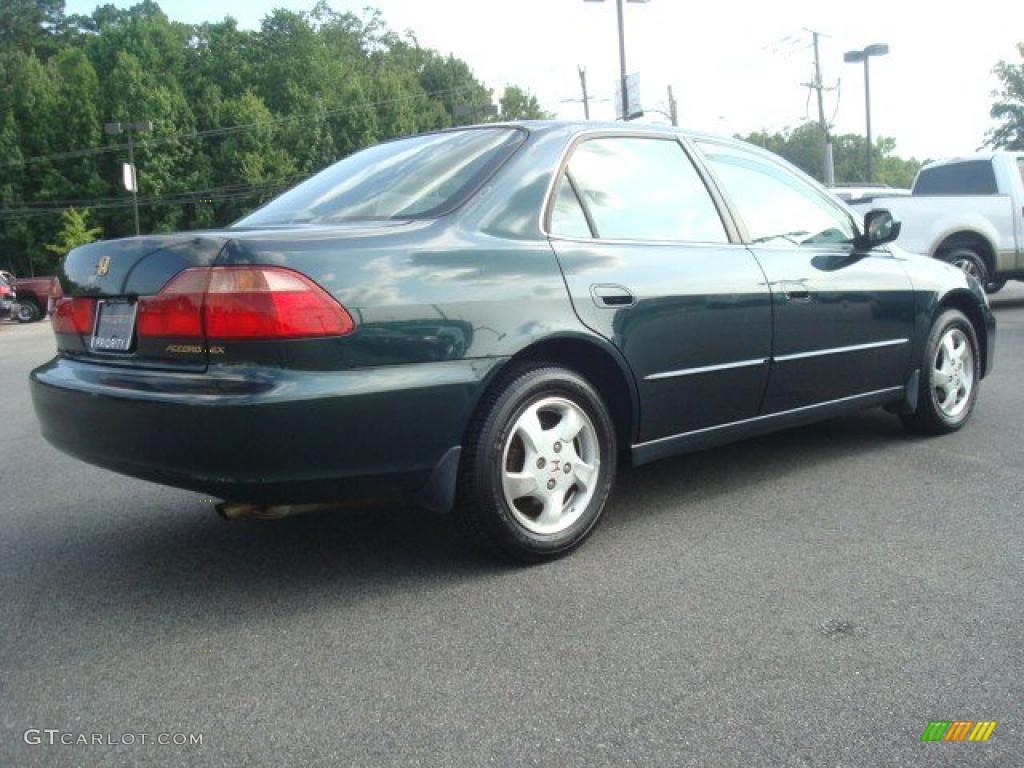 1999 Accord EX Sedan - Dark Emerald Pearl / Ivory photo #6