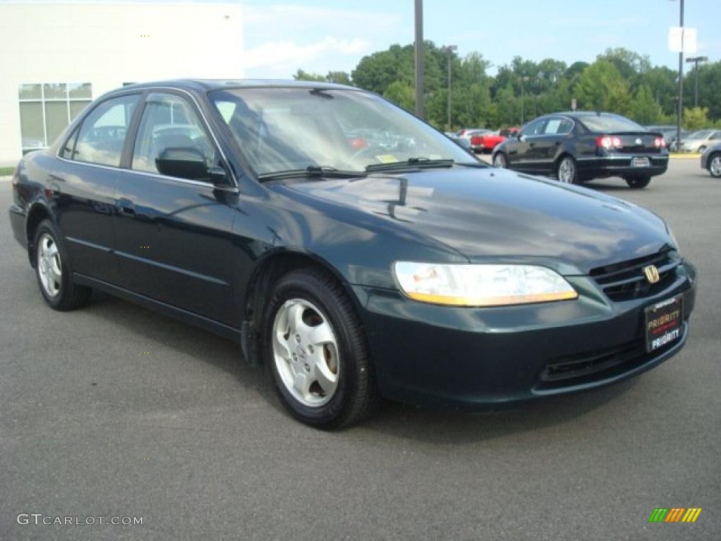 1999 Accord EX Sedan - Dark Emerald Pearl / Ivory photo #8