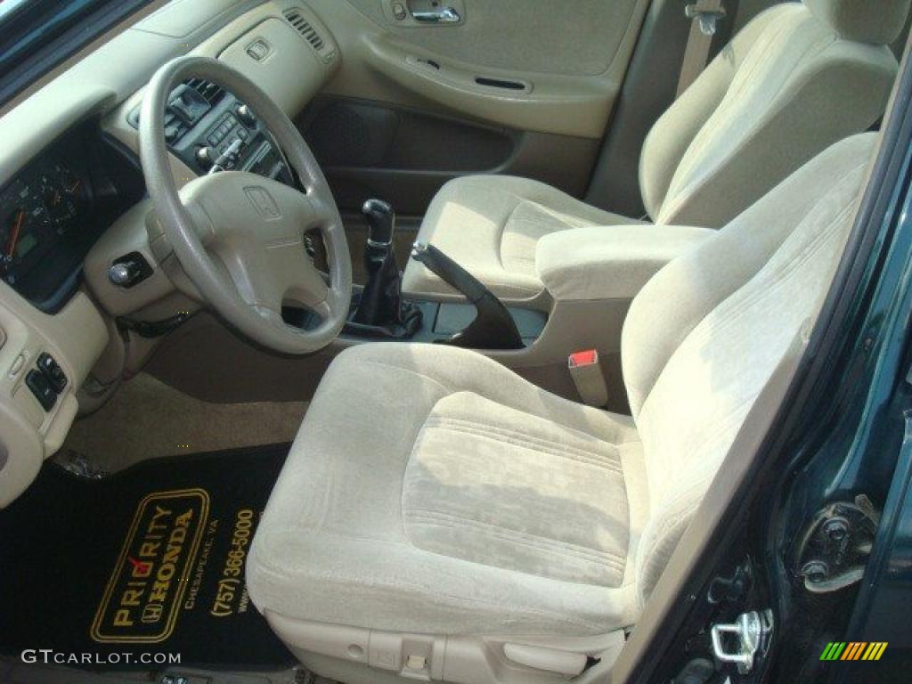 1999 Accord EX Sedan - Dark Emerald Pearl / Ivory photo #10