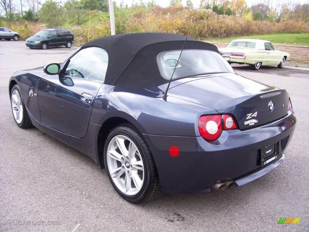 2005 Z4 3.0i Roadster - Black Sapphire Metallic / Black photo #20