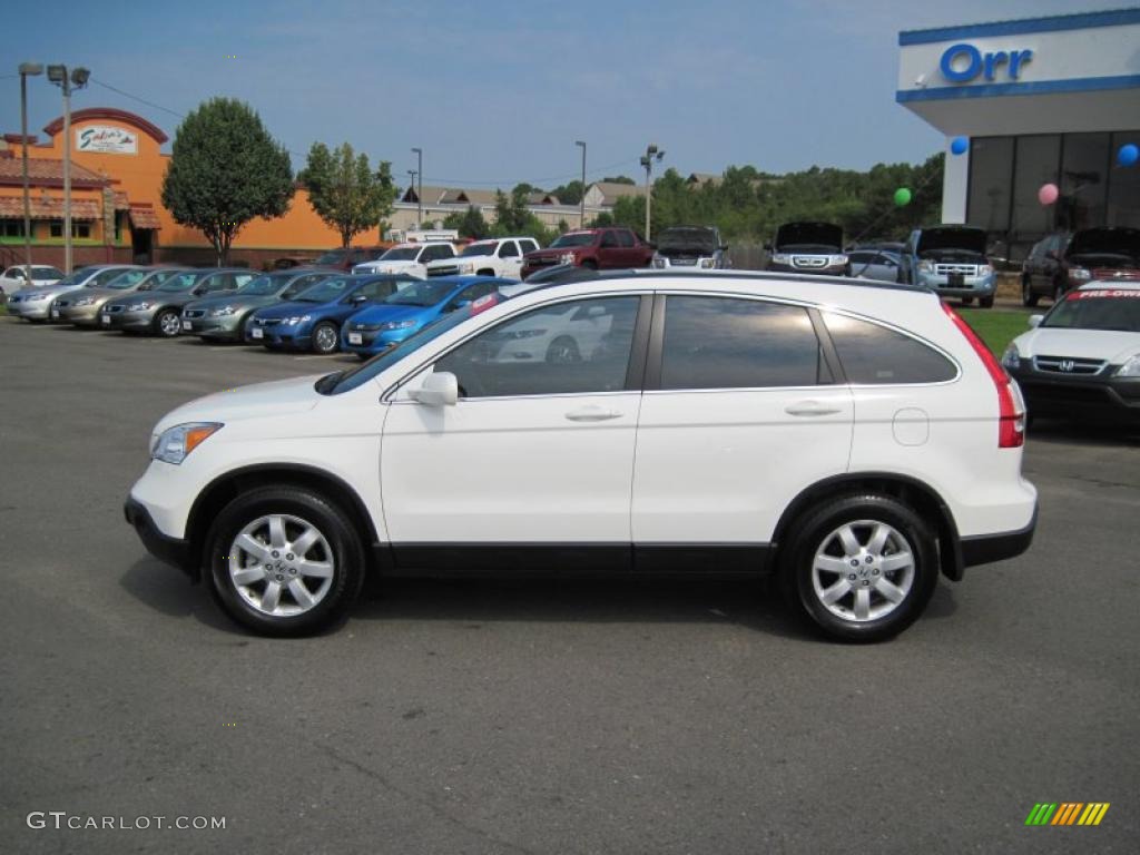2009 CR-V EX-L - Taffeta White / Gray photo #2