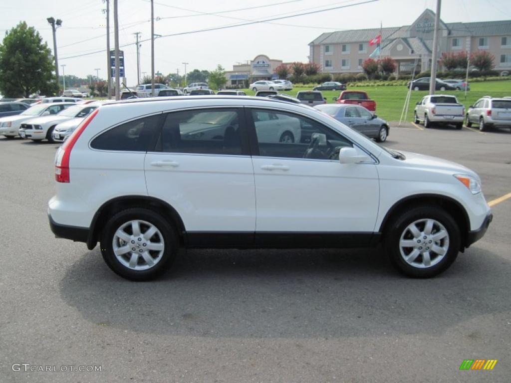 2009 CR-V EX-L - Taffeta White / Gray photo #6