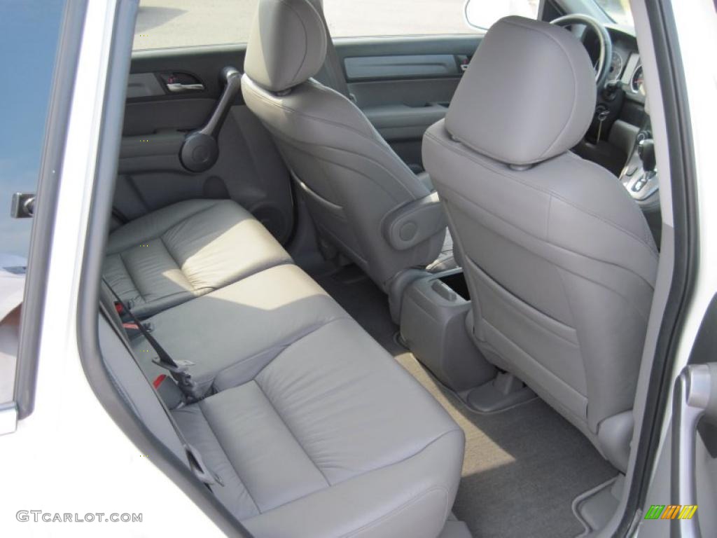2009 CR-V EX-L - Taffeta White / Gray photo #16