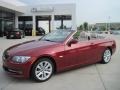 2011 Vermillion Red Metallic BMW 3 Series 328i Convertible  photo #1