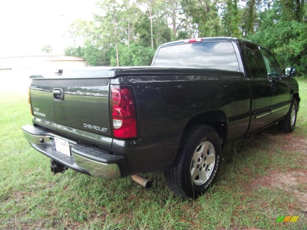 2005 Silverado 1500 LT Extended Cab - Dark Gray Metallic / Medium Gray photo #4