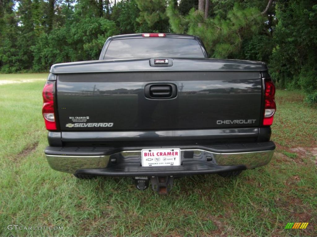 2005 Silverado 1500 LT Extended Cab - Dark Gray Metallic / Medium Gray photo #5